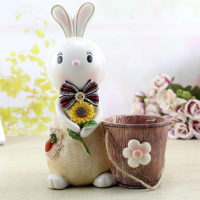 笔插老师礼物兔子创意学生礼品办公桌面摆件送闺蜜礼品T0|GL354向日葵