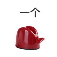 挤牙膏神器免打孔牙刷置物架懒人手动挤小样夹洗面奶护肤品按压器|一个【红色】