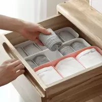 内衣内裤抽屉分格整理箱家用宿舍学生女衣柜桌面袜子U2