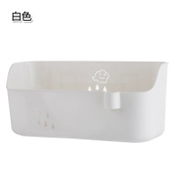 免打孔卫生间置物架 壁挂式厕所浴室用品洗漱台墙上收纳架F2|白色