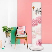 塔扇罩塔扇套艾立式保护罩套塔式电风扇罩子G4|浅藕色福满堂/弹力高120