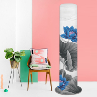 塔扇罩塔扇套艾立式保护罩套塔式电风扇罩子G4|水荷/弹力高120内适用