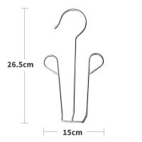 实心无磁小型晾晒架晒鞋挂钩带夹子晾鞋架夹鞋垫不锈钢鞋挂晒鞋架|1个装鞋挂