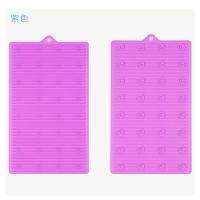 食品级硅胶搓衣板迷你学生宿舍折叠防滑加厚洗衣板简易家用能U2|紫色