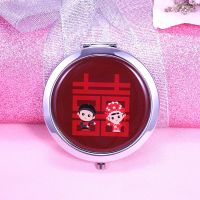 结婚用品大全婚庆婚礼新娘随身小圆镜补妆镜子双面化妆镜迷你便携L9|镜子9