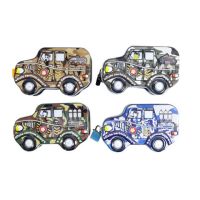 厂家直销创意存钱罐马口铁带轮子汽车存钱罐儿童礼品储蓄罐Z9|大号迷彩吉普车（4个装）