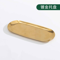 轻奢家用刷牙杯子套装牙刷牙缸口杯洗漱玻璃北欧杯L4|镀金托盘.