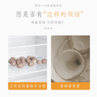 抽屉式鸡蛋冰箱用保鲜食物架托鸡蛋格冷冻储存放菜神器G5