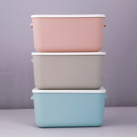 书籍整理箱家用日系风客厅卧室桌面杂物衣服收纳箱儿童玩具S0