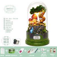 摩天轮音乐盒八音盒天空之城情人节手工diy木质玩具生日礼物女生Y3|园林日记：带音乐机芯(可旋转)