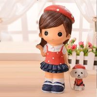 大号储蓄罐树脂存钱罐 创意储蓄罐 家居婚庆摆件 礼物V8|牛仔娃娃女宝一个