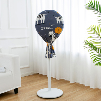 风扇罩罩全包家用电风扇罩子圆形风扇套落地扇罩落地式保护套S2|斑马（半包）