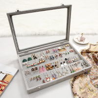 耳环透明大容量首饰项链耳钉耳饰架饰品亚克力家用M3