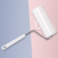滚刷粘毛器滚筒大号可撕式沾去毛神器毡衣物黏衣服除毛器替换卷纸|大号16CM不锈钢柄强粘力50撕