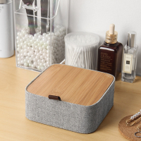 带镜子首饰盒耳钉耳环戒指桌面手表饰品整理盒insR4