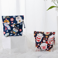 日系卫生巾棉姨妈巾收纳包m巾大容量可爱便携随身少女心月事小包