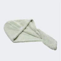 兔耳朵干发帽吸水速干毛巾擦长头发洗头帽浴帽干发毛巾成人女学生R7|豆绿色【无兔耳朵】