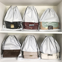 包包透明抽绳束口奢侈品皮包保护袋子防潮防霉整理神器N4