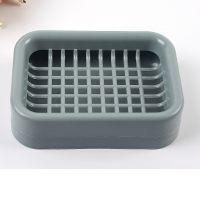 双层沥水肥皂盒家用北欧创意大号皂塑料香皂盒卫生间U7|款【北欧蓝】