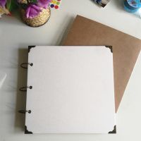 回忆录diy粘贴式相册本插页式拍立得手工家庭覆膜纪念册礼物V4|白色封面PP袋+牛卡内页
