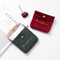 女士大容量卫生巾收纳包 便携装姨妈巾袋子放卫生棉m巾的月事小包