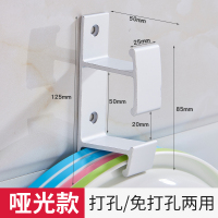 卫生间脸盆收纳架壁挂式免打孔浴室厨房洗脸盆菜盆放盆子置物架子|航空铝材☆哑光☆〖双层收纳〗