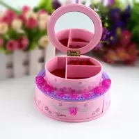 创意节日儿童礼物送女生生日礼物跳孩挎包发光八音盒音乐盒M8|9208粉音乐盒