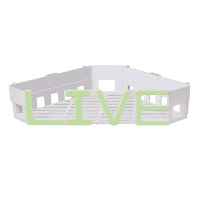 卫生间置物架浴室洗漱台厕所洗手间吸盘收纳架子壁挂免打孔吸壁式|live绿色（三角形）