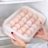 鸡蛋冰箱专用厨房家用冻饺子盒24格蛋托塑料装鸡蛋盒D7