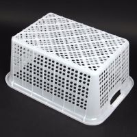 长方形塑料周转筐蔬菜框子水果篮收纳筐快递物服装箩筐储物胶箱A6