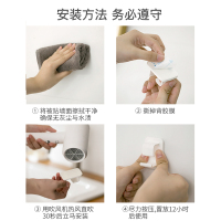 牙膏架免打孔壁挂式洗面奶浴室卫生间置物架墙上牙膏收纳夹子套装O3|安装之前务必擦干净墙面确保无灰尘水渍
