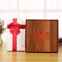 相册本免费洗照片家庭影集薄diy粘贴创意纪念册礼物O6|相册+大礼包+绘画板+丝带礼盒+彩钻 【16寸木面】宝宝脚丫