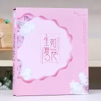 5678寸相册本插页式 成长纪念册家庭影集相册礼物小相册簿X1|6寸400-可装过塑-生如夏花