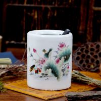 办公用品文房四宝书房装饰桌面收纳摆件教师节礼品I7|和和美美+底座