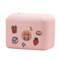 家用装指甲油的盒子带盖美甲专用盒整理箱甲油胶收纳箱L0