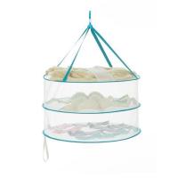 晒衣篮毛衣平铺网兜蓝羊毛衫内衣袋衣服防变形盘双层专用凉Q3|直径61CM双层全封