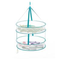 晒衣篮毛衣平铺网兜蓝羊毛衫内衣袋衣服防变形盘双层专用凉Q3|直径52CM双层有围栏