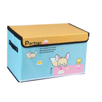 儿童玩具收纳箱 布艺可折叠宝宝衣物整理箱储物箱大号加厚L5