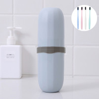 洗漱簌口杯刷牙杯套装便携式牙缸杯子迷你小号牙刷牙膏牙具盒N6|深空蓝菱形【送牙刷】