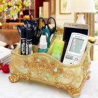 北欧ins风学生桌面可爱创意化妆刷桶欧式个性摆件V8|北欧ins珍珠金