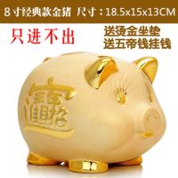 招财摆件存钱罐储蓄罐家居客厅电视柜店铺装网红饰品P6|8寸【只进不出款】