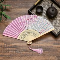 古风折叠扇男女夏季和风舞蹈折叠扇子折扇中D3|漫天飞舞 有扇袋