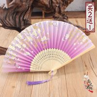 三生三世十里桃花日式折扇古典扇子古风礼品扇D7|水木清华白骨紫