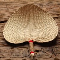家用夏季老式手工草编织宝宝大扇子女蒲扇子芭蕉扇驱蚊中古典M7|无包边小扇子（适合孩子自己扇）