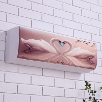 空调罩挂式罩 卧室挂机 全包布艺31.5匹2p空调套H3|天鹅 不缩水不褪色-直接低价没有套路