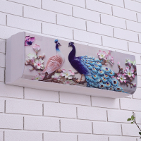 空调罩挂式罩 卧室挂机 全包布艺31.5匹2p空调套H3|蓝孔雀 不缩水不褪色-直接低价没有套路