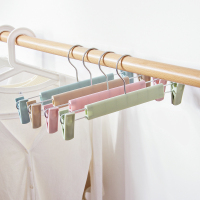 北欧防风晾晒裤子收纳架带夹子家用裤夹裤挂5个装G1