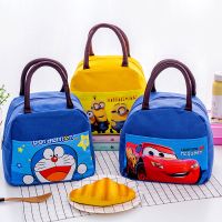 可爱男女儿童小饭盒袋卡当袋手提包带饭午餐学生手拎袋帆布袋
