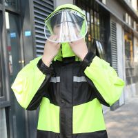 男女成人双层加厚摩托车骑行全身防水电动车分体雨衣雨衣雨裤套装