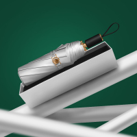 钛银双层黑胶遮阳伞防紫外线防辐射太阳伞防晒防雨两用伞女神